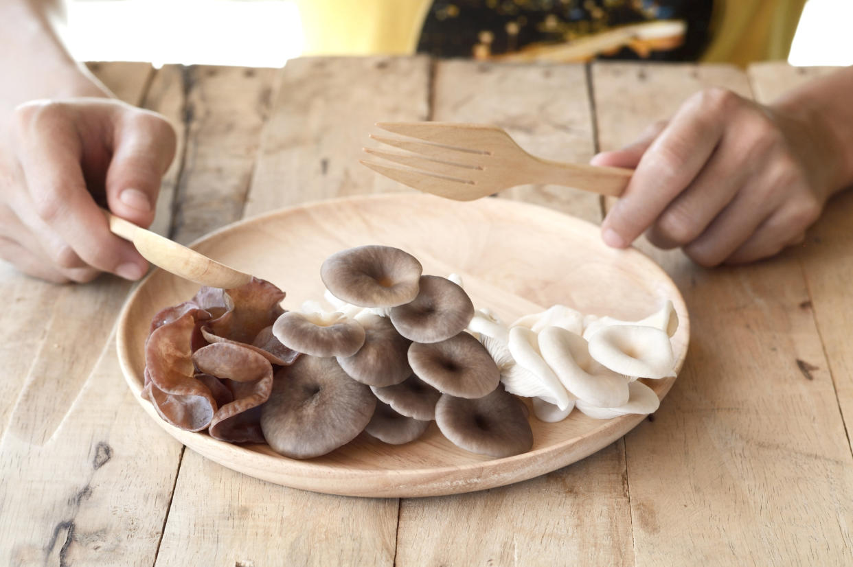 Could upping your intake of mushrooms help halt brain decline? [Photo: Getty]