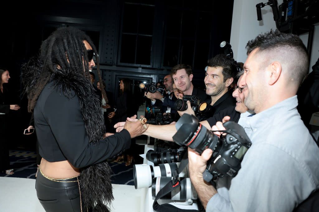 new york, new york   november 07 lenny kravitz attends the cfda fashion awards at casa cipriani on november 07, 2022 in new york city photo by dimitrios kambourisgetty images