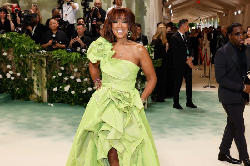 Gayle King attends the Costume Institute Benefit at the Metropolitan Museum of Art on May 6. File Photo by John Angelillo/UPI