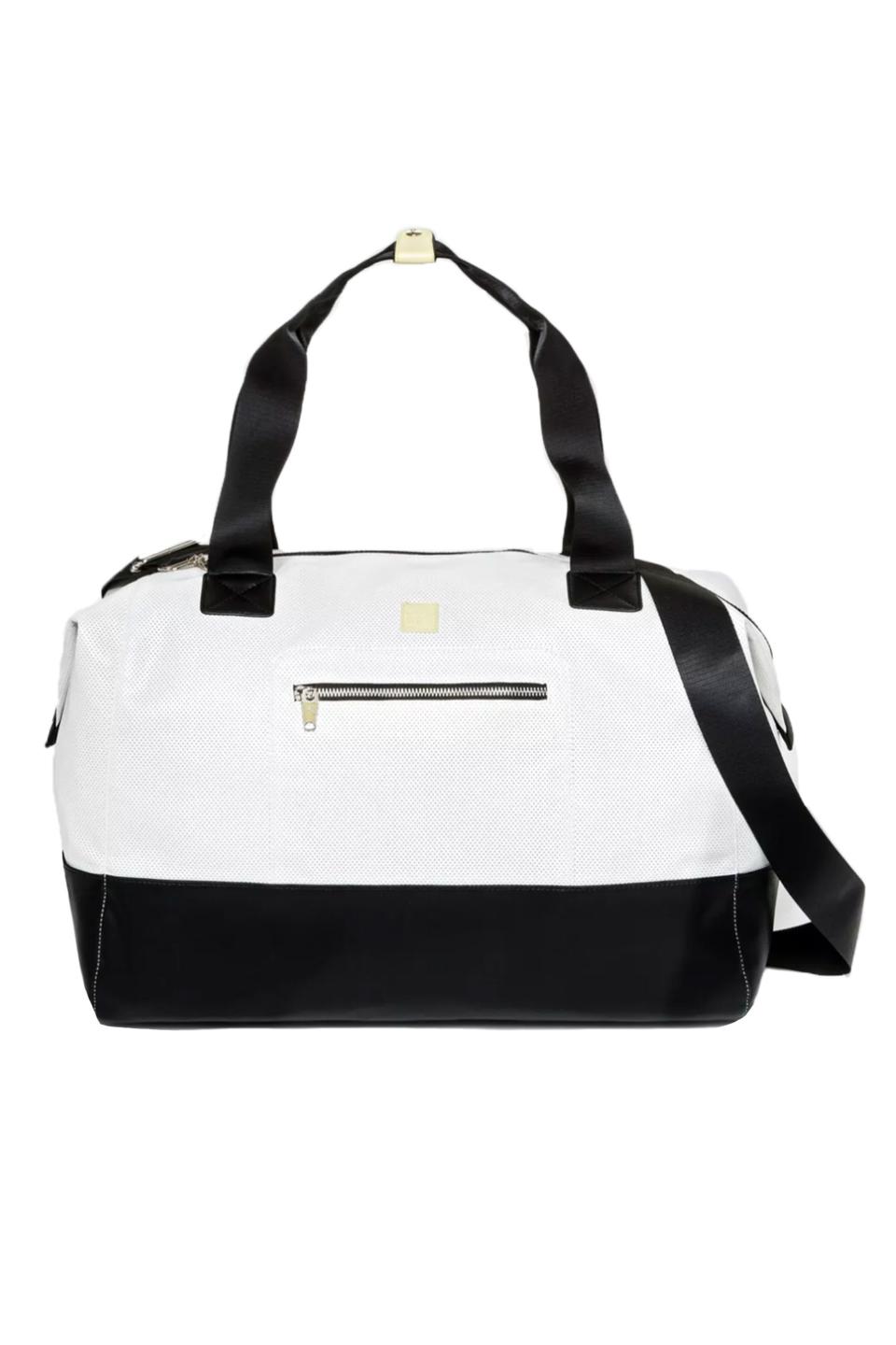 Colorblock Mesh Weekender Bag