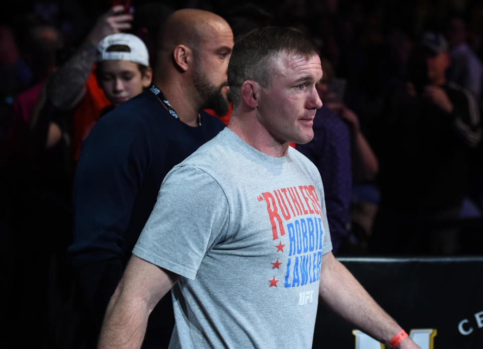Former UFC fighter Matt Hughes has been accused of threatening and attacking his wife and other family members. (Photo by Josh Hedges/Zuffa LLC/Zuffa LLC via Getty Images)