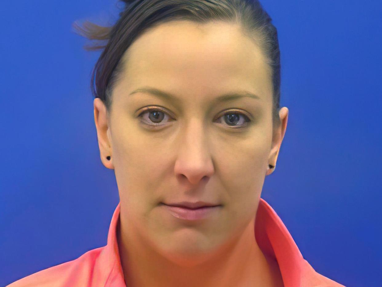 This driver's license photo from the Maryland Motor Vehicle Administration shows Ashli Babbitt. (Maryland MVA/Courtesy of the Calvert County Sheriff's Office via AP)