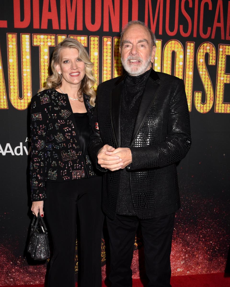 Katie McNeil Diamond and Neil Diamond
attend 'A Beautiful Noise'