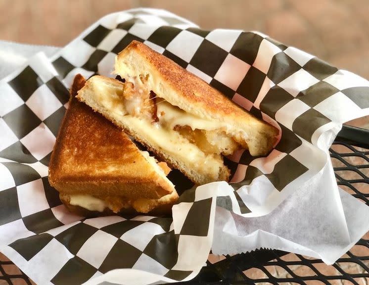 Fried Lobster Tail Grilled Cheese