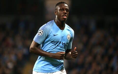 Benjamin Mendy of Manchester City in action during the UEFA Champions League Quarter Final second leg match between Manchester City and Tottenham Hotspur - Credit: GETTY IMAGES