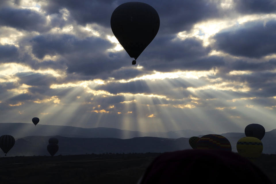 Hot air balloons over Turkey’s Cappadocia