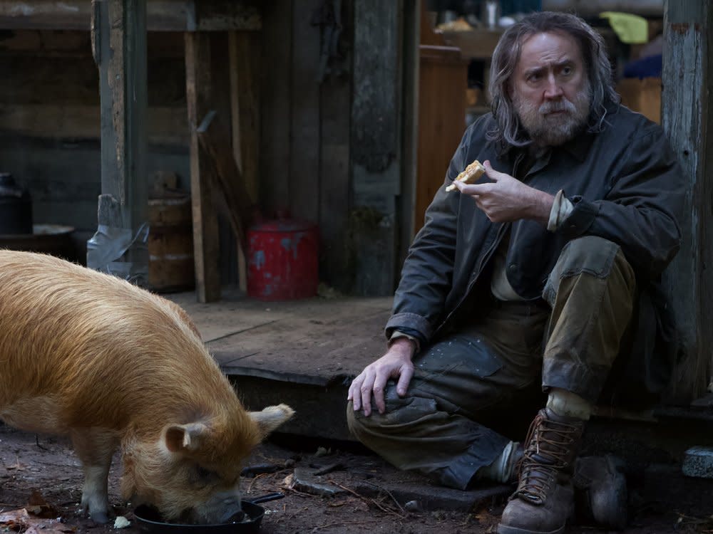 Ein Mann und sein Trüffelschwein: Nicolas Cage in "Pig". (Bild: David Reamer/Leonine)
