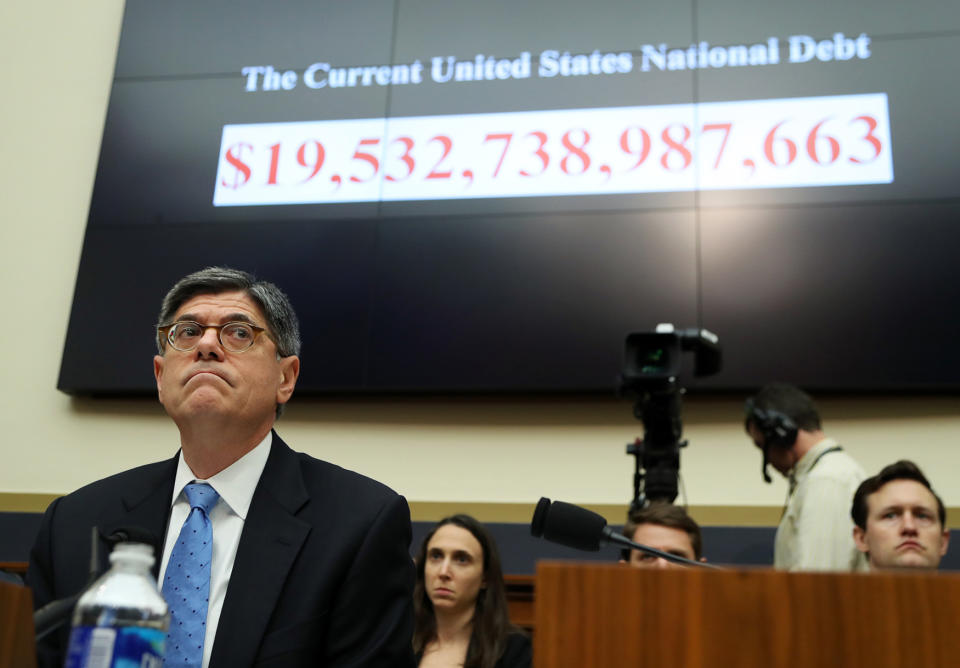 Treasury Secretary Jacob Lew testifies on Capitol Hill