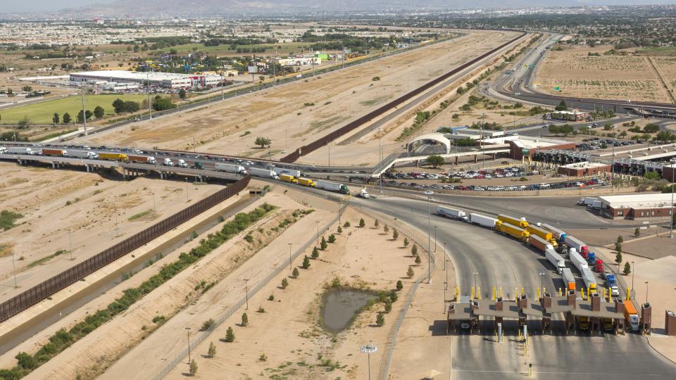 Cargo trucks from Mexico have been backed up for hours at Texas ports of entry due to inspections run by the Texas Department of Public Safety. Pictured is the border crossing in El Paso, Texas. (Photo: U.S. Customs and Border Protection)