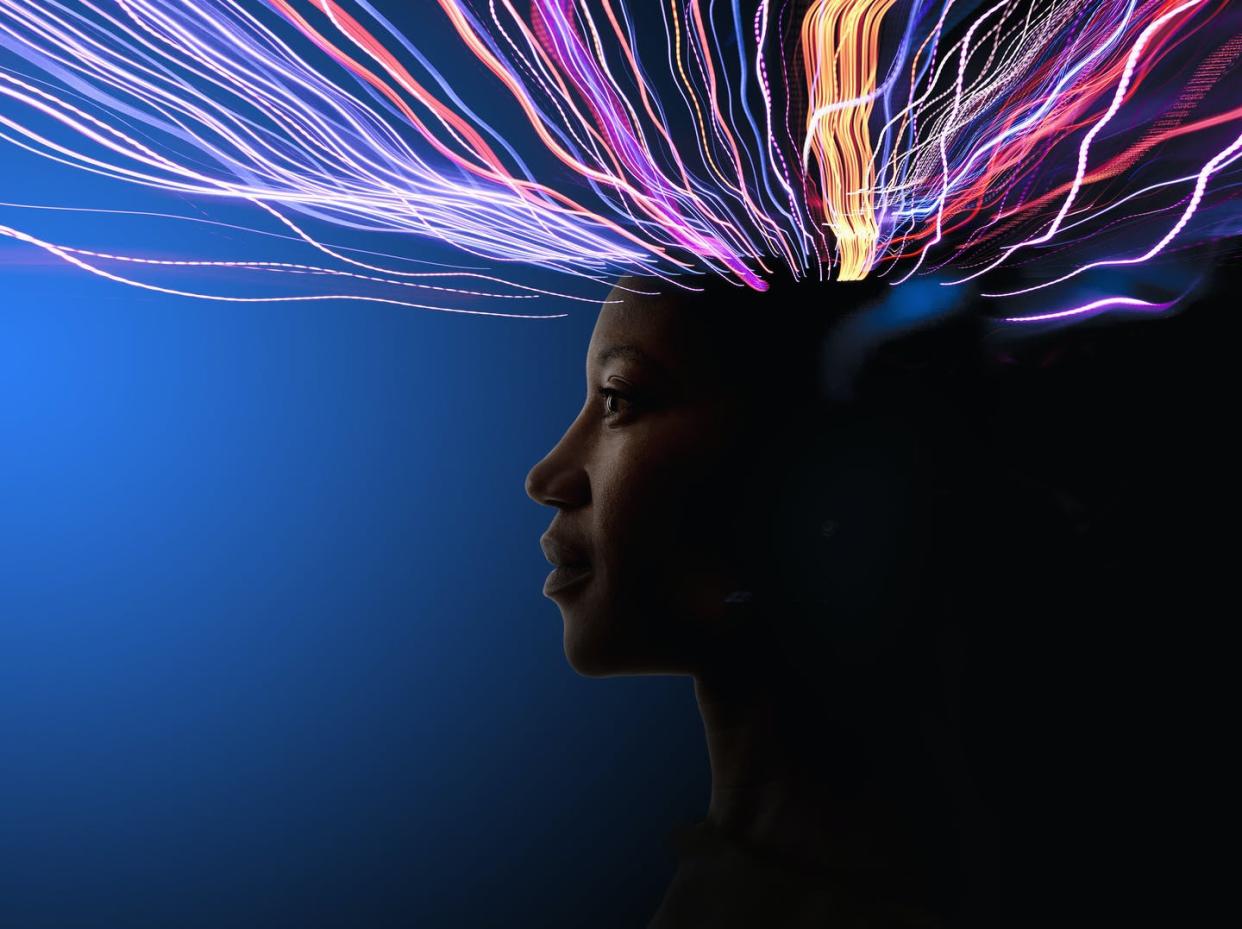 It's important to know how technology affects the human brain. <a href="https://www.gettyimages.com/detail/photo/light-trails-coming-from-african-americans-head-royalty-free-image/464675381" rel="nofollow noopener" target="_blank" data-ylk="slk:John M Lund Photography Inc/Stone via Getty Images;elm:context_link;itc:0;sec:content-canvas" class="link ">John M Lund Photography Inc/Stone via Getty Images</a>