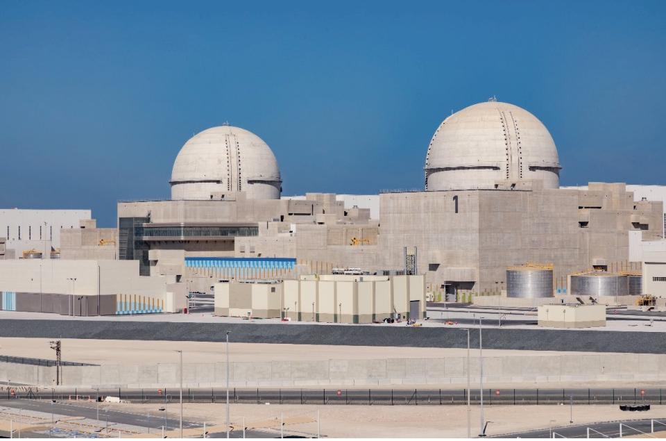 阿拉伯聯合大公國的巴拉卡(Barakah)核電廠。(圖：穆罕穆德親王推特)