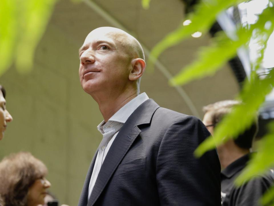 Jeff Bezos Amazon spheres