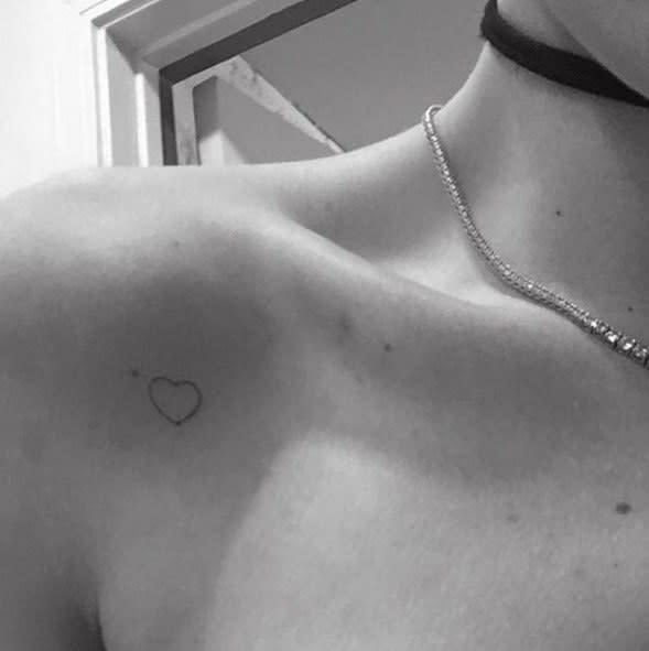 Bella Thorne's Tiny Shoulder Tattoo