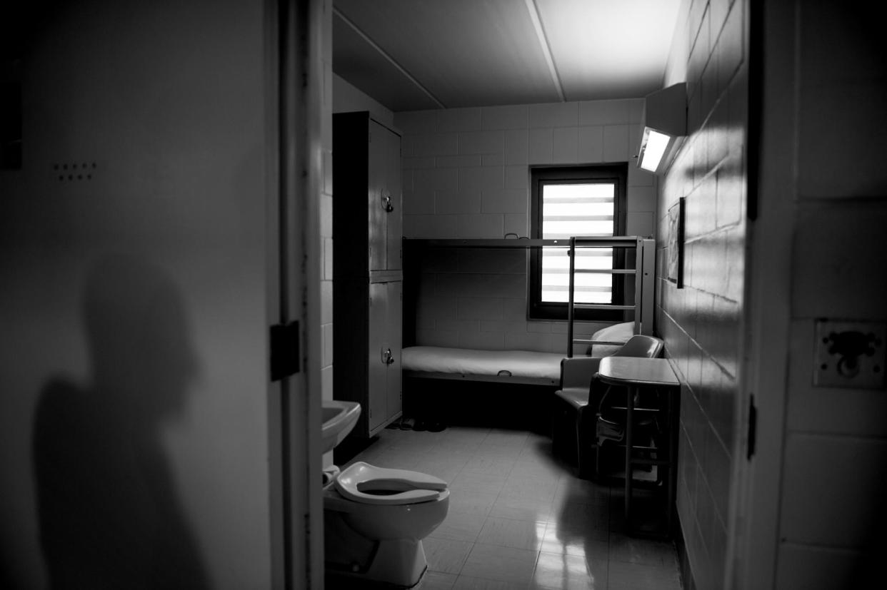 <span>Prisoners in FCI Coleman Medium in Coleman, Florida, in 2015.</span><span>Photograph: The Washington Post/Getty Images</span>