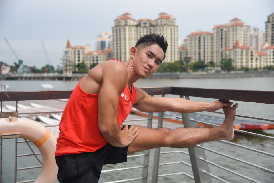 DBS Asia Dragons captain Kenneth Lee is active in the DB Hearts initiative, which aims to make dragonboating more inclusive for special-needs people. (PHOTO: Iman Hashim/Yahoo News Singapore)