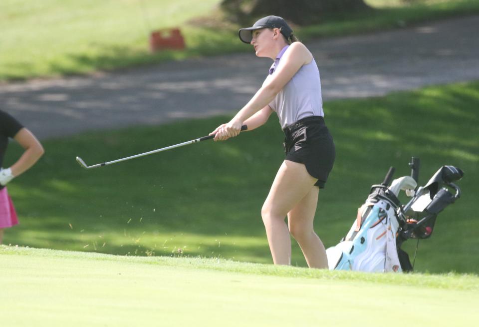 Ontario's Brooklynn Adkins shot an 82-79-161 to win her second consecutive Richland County Junior Golf Championship on Tuesday.