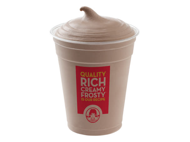 <div class="caption-credit">Photo by: The Wendy’s Company</div><b>4. Wendy's Chocolate Frosty</b> <br> The Frosty has become as synonymous with the Wendy's restaurant chain as the redheaded, pigtailed icon herself. While consumers may come for the old-fashioned hamburgers and natural-cut fries, they end up staying for the Frosty, a thick-and-creamy frozen, blended dessert made with whole milk. Founded in 1969 by the late Dave Thomas, the Wendy's chain has grown to more than 6,500 locations in 28 countries around the globe and has expanded its line of Frosty-inspired treats to include a variety of flavored shakes, fresh fruit parfaits, and floats. <br> <b>More from Gourmet:</b> <br> <b><a href="http://www.gourmet.com/recipes/menus/2008/08/burger-slideshow?mbid=synd_yshine" rel="nofollow noopener" target="_blank" data-ylk="slk:Gourmet's 12 Best Burgers of All Time" class="link ">Gourmet's 12 Best Burgers of All Time</a> <br></b> <b><a href="http://www.gourmet.com/recipes/2000s/2009/03/sandwiches-of-the-world-slideshow#slide=1?mbid=synd_yshine" rel="nofollow noopener" target="_blank" data-ylk="slk:The Best Sandwiches Around the World" class="link ">The Best Sandwiches Around the World</a> <br></b> <br>