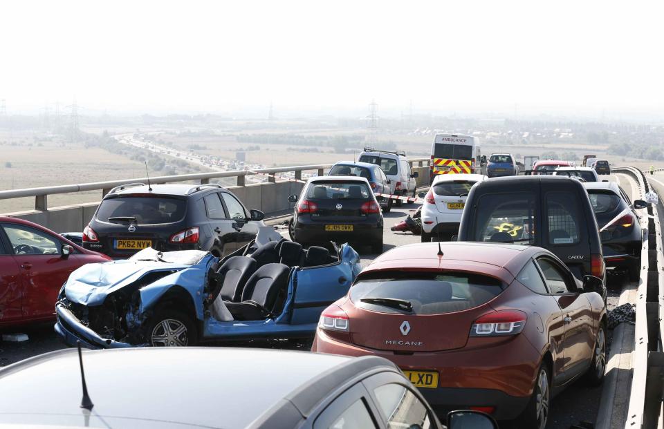 100-vehicle Sheppey car crash