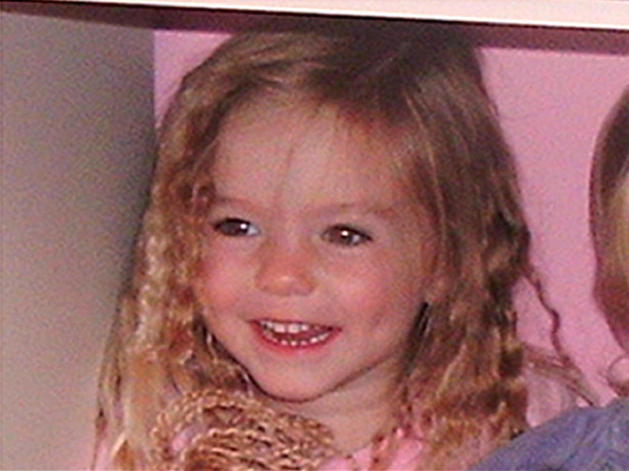 Undated family handout photo of three-year-old Madeleine McCann who went missing while on holiday in Portugal.