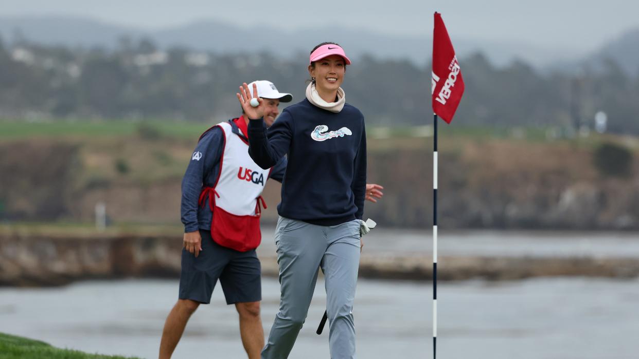  Michelle Wie West competing in the 2023 US Women's Open 