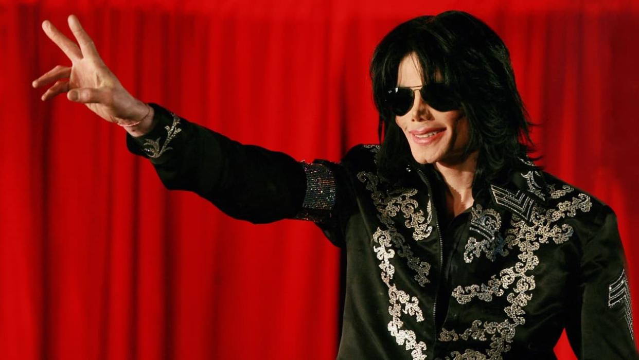 Michael Jackson le 5 mars 2009 à Londres.  - Carl de Souza - AFP