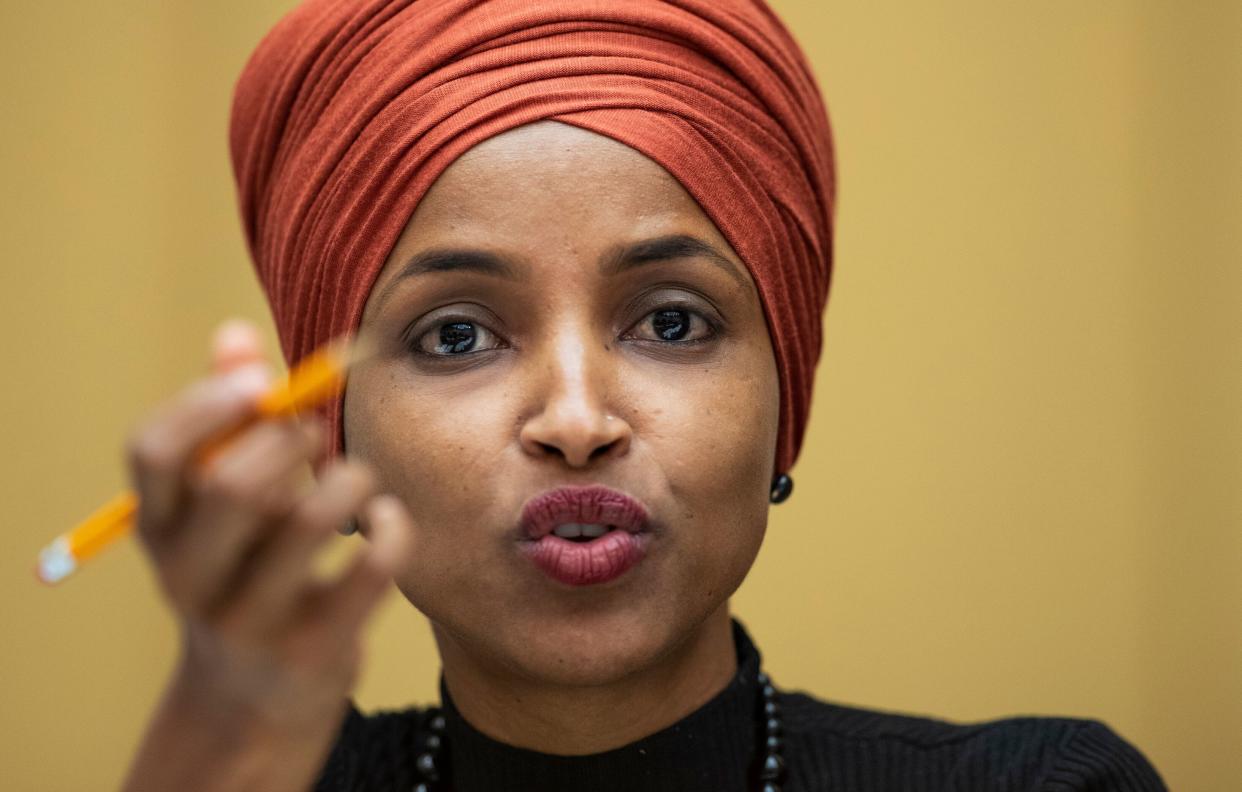 Rep. Ilhan Omar (D-Minn.) was a frequent target of Trump's attacks.  (Photo: Manuel Balce Ceneta File/Associated Press)