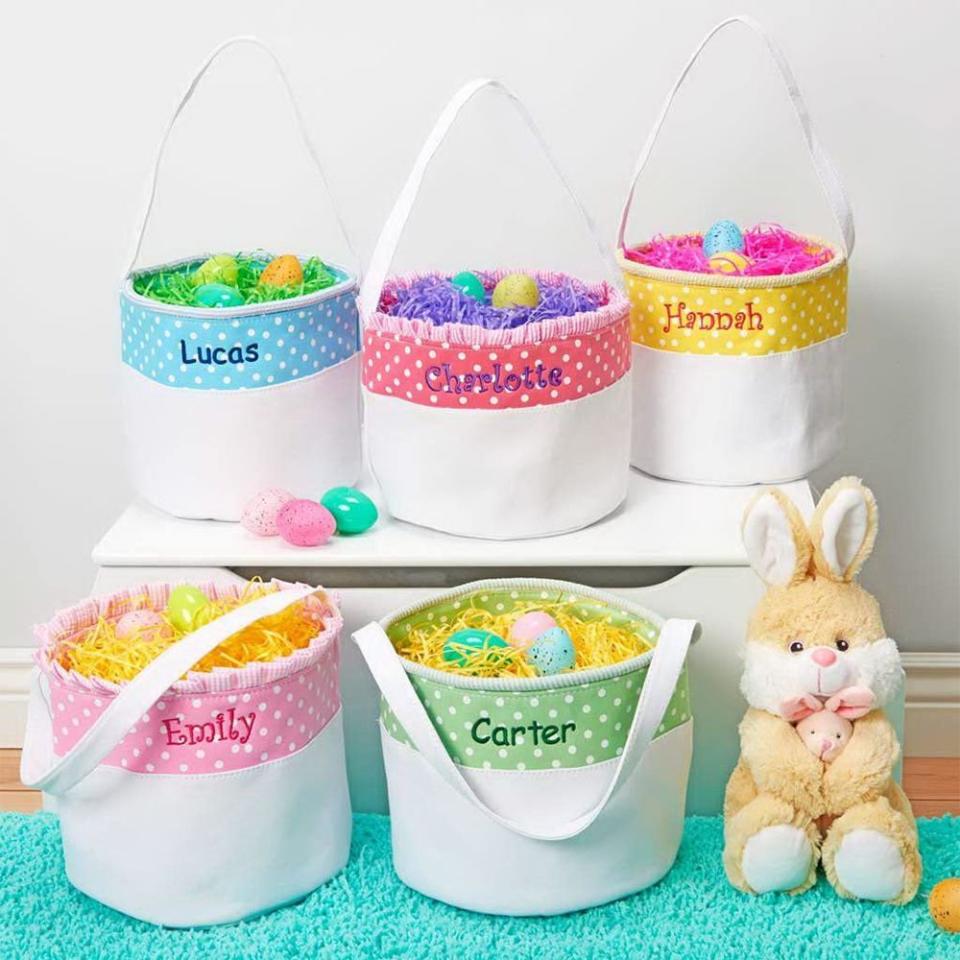 18) Personalized Soft and Light Easter Basket