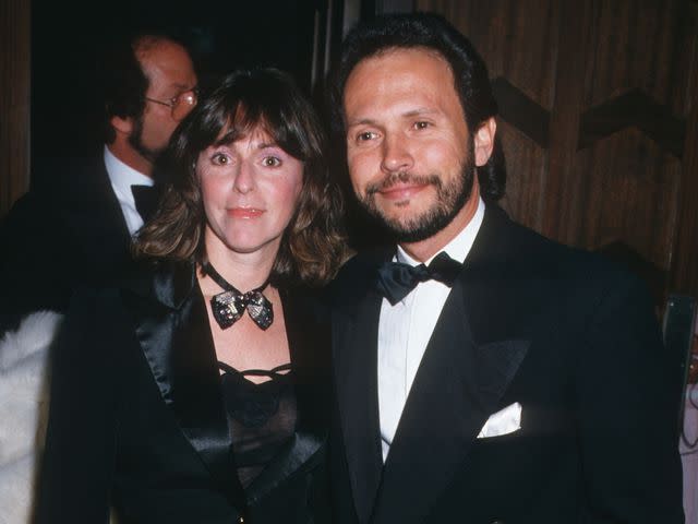 <p>Ron Galella, Ltd./Ron Galella Collection/Getty</p> Janice Crystal and Billy Crystal during the 8th Annual Cable ACE Awards