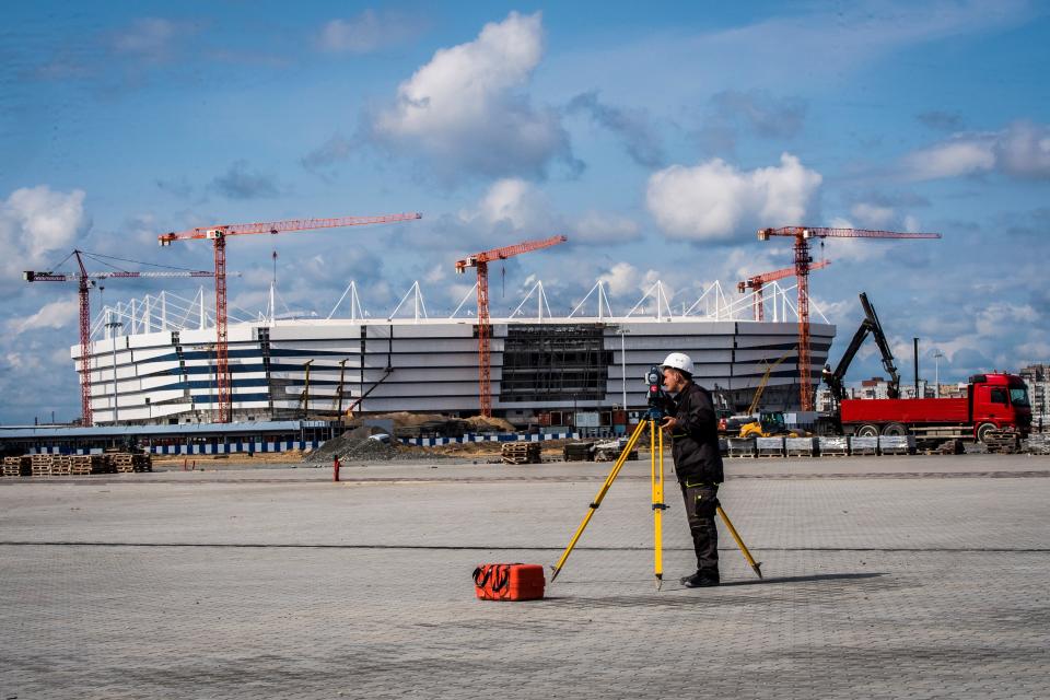 Das Kaliningrad-Stadin fasst etwas mehr als 35.000 Zuschauer.