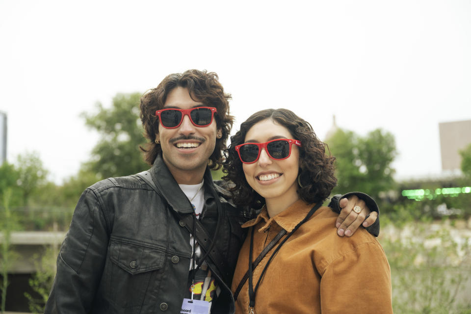 Ricky and guest at Billboard Presents The Stage at SXSW held at the Moody Amphitheater at Waterloo Park on March 18, 2023 in Austin, Texas.