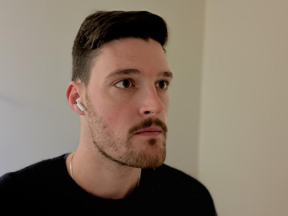 SPY Reviewer, William Goodman, testing apple airpods pro 2