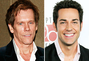 Kevin Bacon, Zachary Levi | Photo Credits: Charles Eshelman/FilmMagic, Barry King/FilmMagic