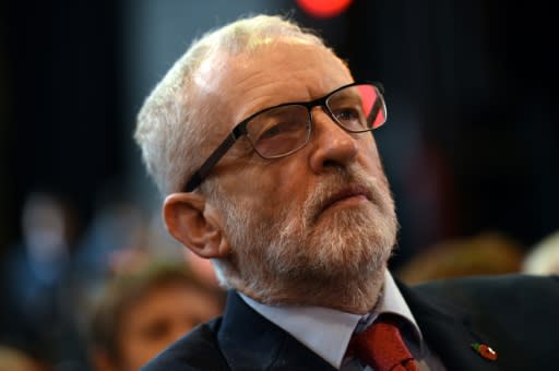 Britain's main opposition Labour Party leader Jeremy Corbyn is faced with internal strife as he prepares for next month's general election