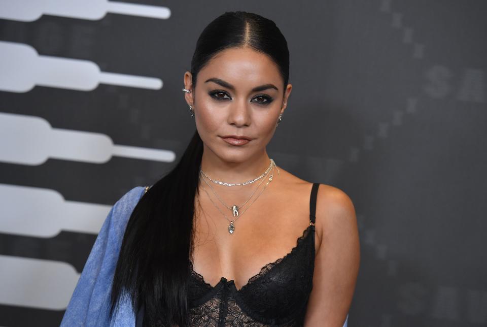 US singer Vanessa Hudgens arrives for the Savage X Fenty Show Presented By Amazon Prime Video at Barclays Center on September 10, 2019 in Brooklyn, New York. (Photo by Angela Weiss / AFP)        (Photo credit should read ANGELA WEISS/AFP via Getty Images)