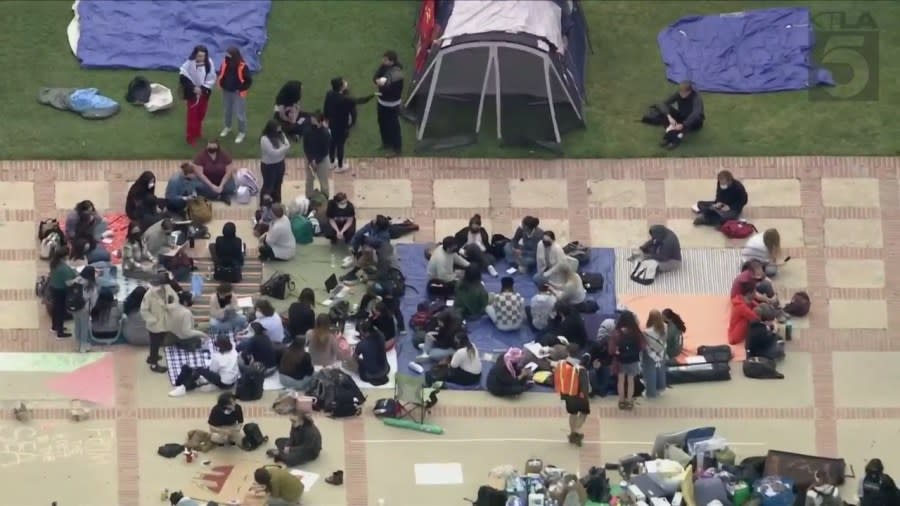 UCLA pro-Palestine demonstration