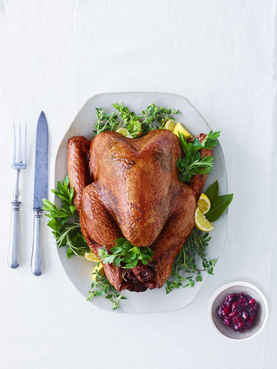 5) Skip the stuffing and go for fresh herbs