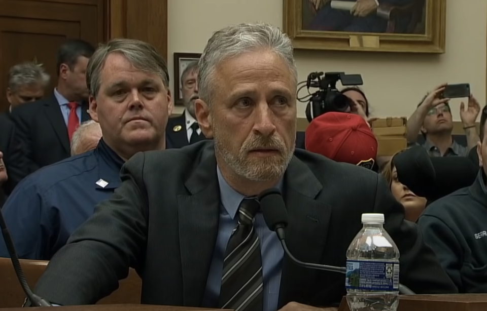 Closeup of Jon Stewart