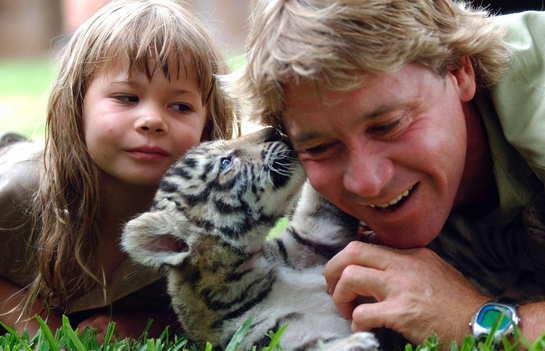 Steve and Bindi. Photo: AAP