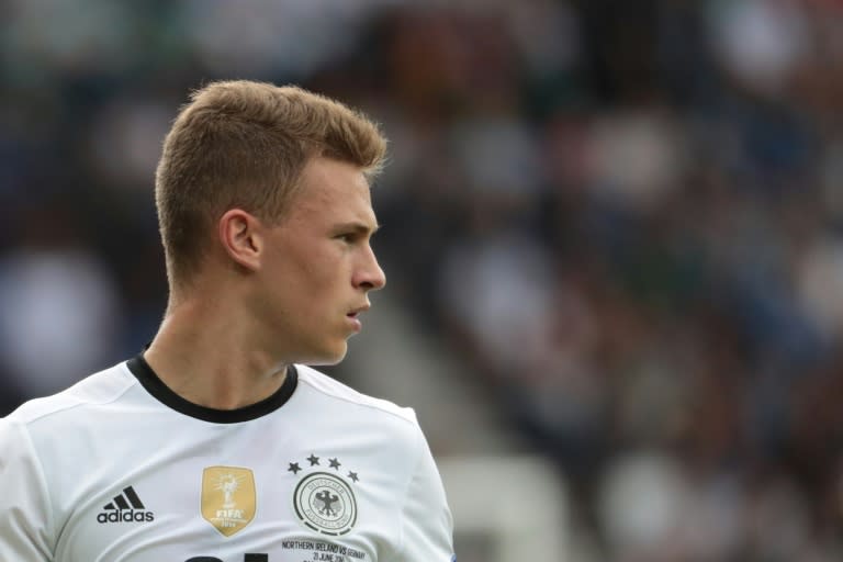 Germany's midfielder Joshua Kimmich has capped his first year at Bayern Munich by also forcing his way into the national side