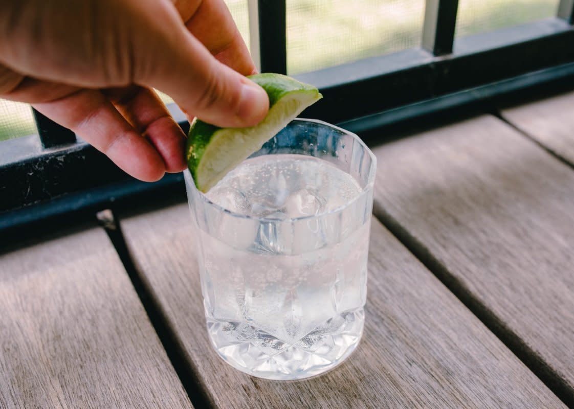 <p>Sara Feigin</p><p>Don't worry, this ranch water isn't that kind of ranch. This is a totally acceptable tequila cocktail.</p><p><strong>Get the recipe: <a href="https://parade.com/1227709/sara-feigin/tiktok-ranch-water-recipe/" rel="nofollow noopener" target="_blank" data-ylk="slk:Ranch Water;elm:context_link;itc:0;sec:content-canvas" class="link rapid-noclick-resp">Ranch Water</a></strong></p>