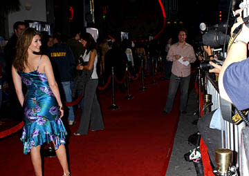 Jewel Staite at the LA premiere for Universal Pictures' Serenity