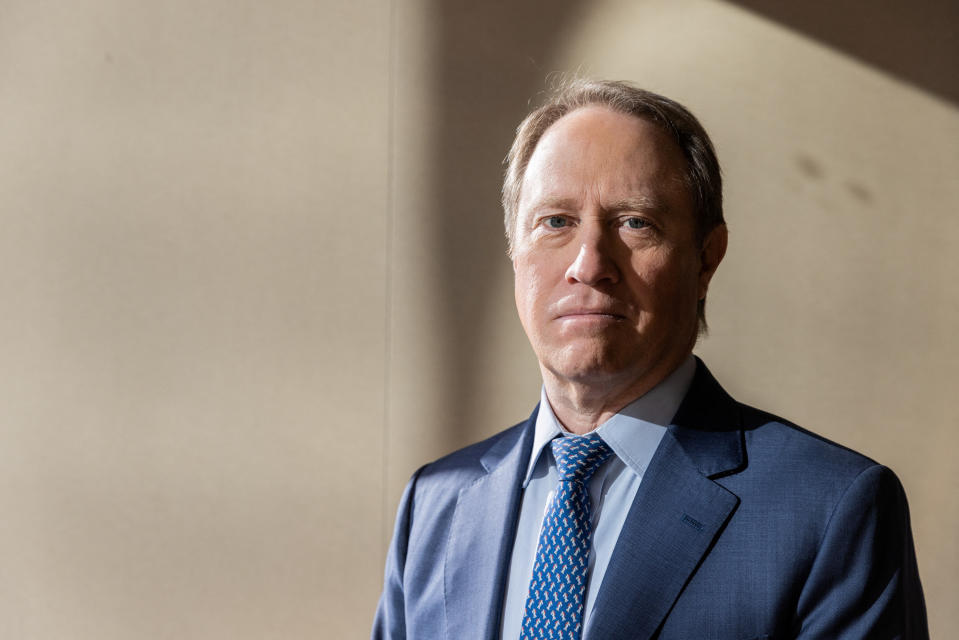 CEO baru Morgan Stanley, Ted Beck, berpose untuk foto di New York City, AS, pada 21 Desember 2023. Foto: Jenna Moon/Reuters