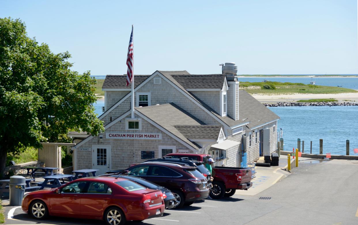 The Chatham Fish Pier Market is located at 45 Barcliff Avenue Extension and advertises that it has "the best view in town."