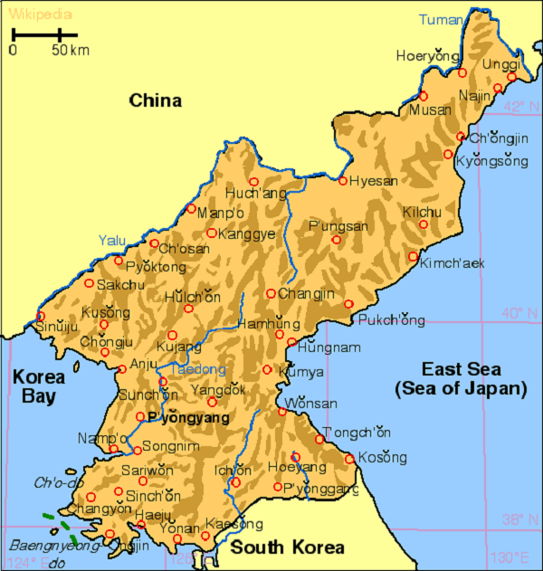 北韓與中國有著地理與歷史上的複雜關係，不必擔心美國的北韓，與中國的矛盾將會立即呈現。（維基百科）