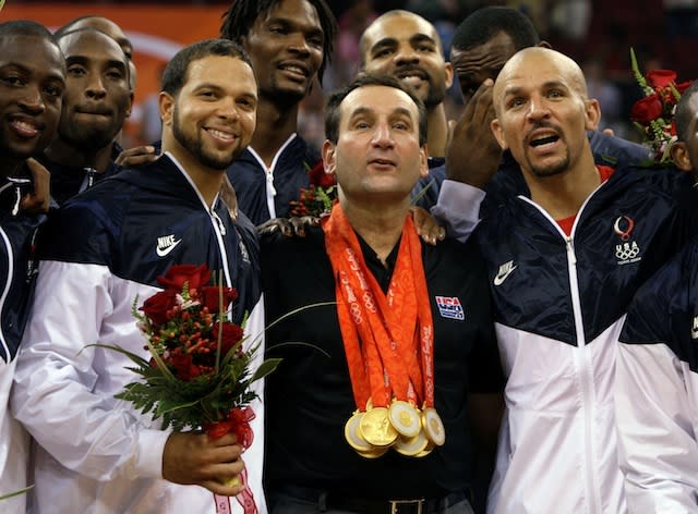 Top 61+ imagen coach k olympic gold