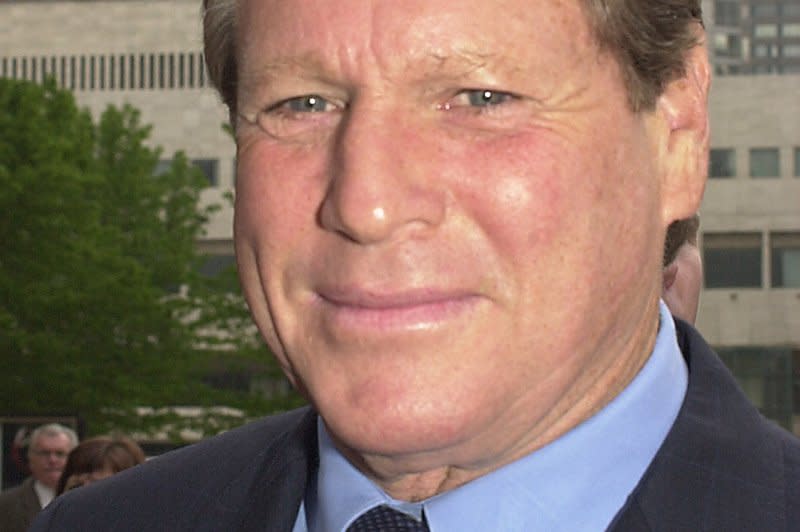 Ryan O'Neal, star of "Love Story," "Paper Moon" and "Barry Lyndon," has died. File Photo by Ezio Petersen/UPI