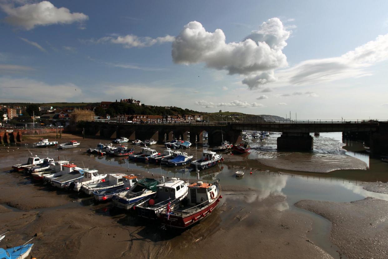 A file image of Folkestone Harbour, near where the nine people were found: Steve Parsons/PA