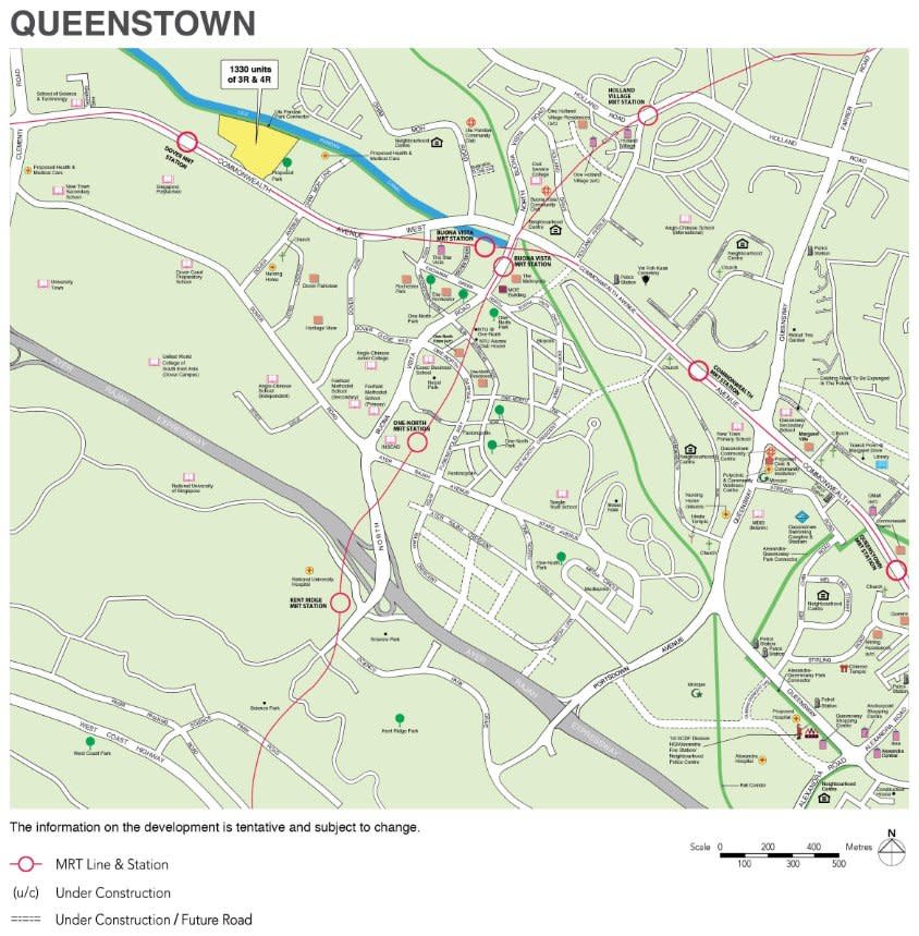 Nov 2022 Dover Forest Ulu Pandan BTO map