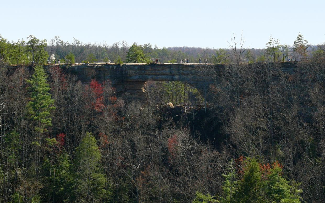 Natural Bridge State Park in Slade, Kentucky