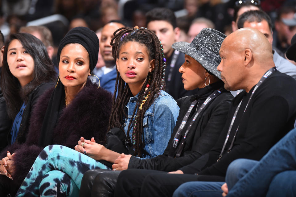 Jada Pinkett with her daughter, Willow Smith [Photo: Getty]